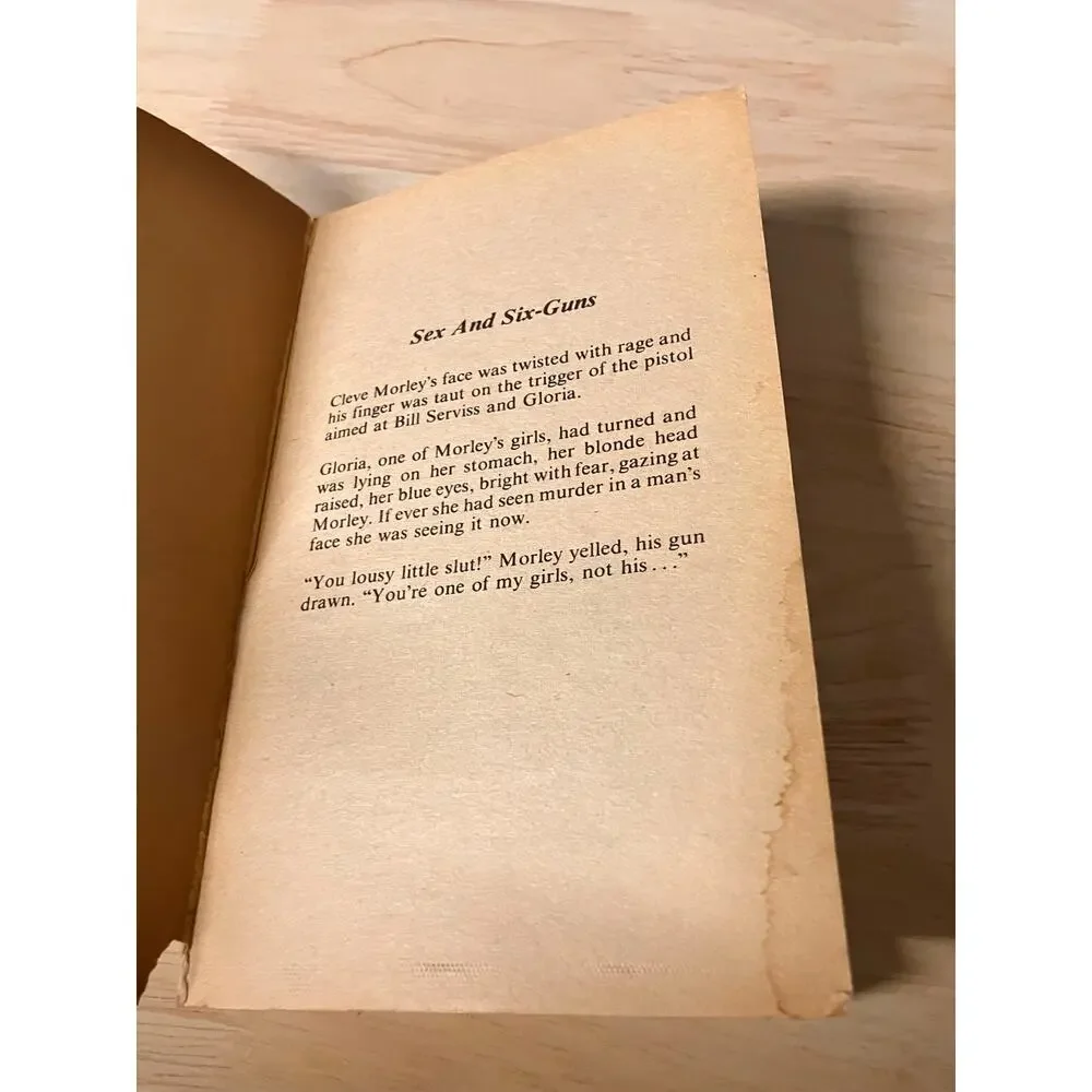 Hot Triggers (Passion In The Dust) Paul Evan Lehman Leisure‎ Books 1949 Western